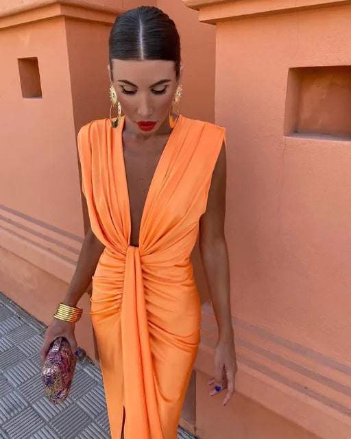 Yvaine | Elegant Pleated Dress