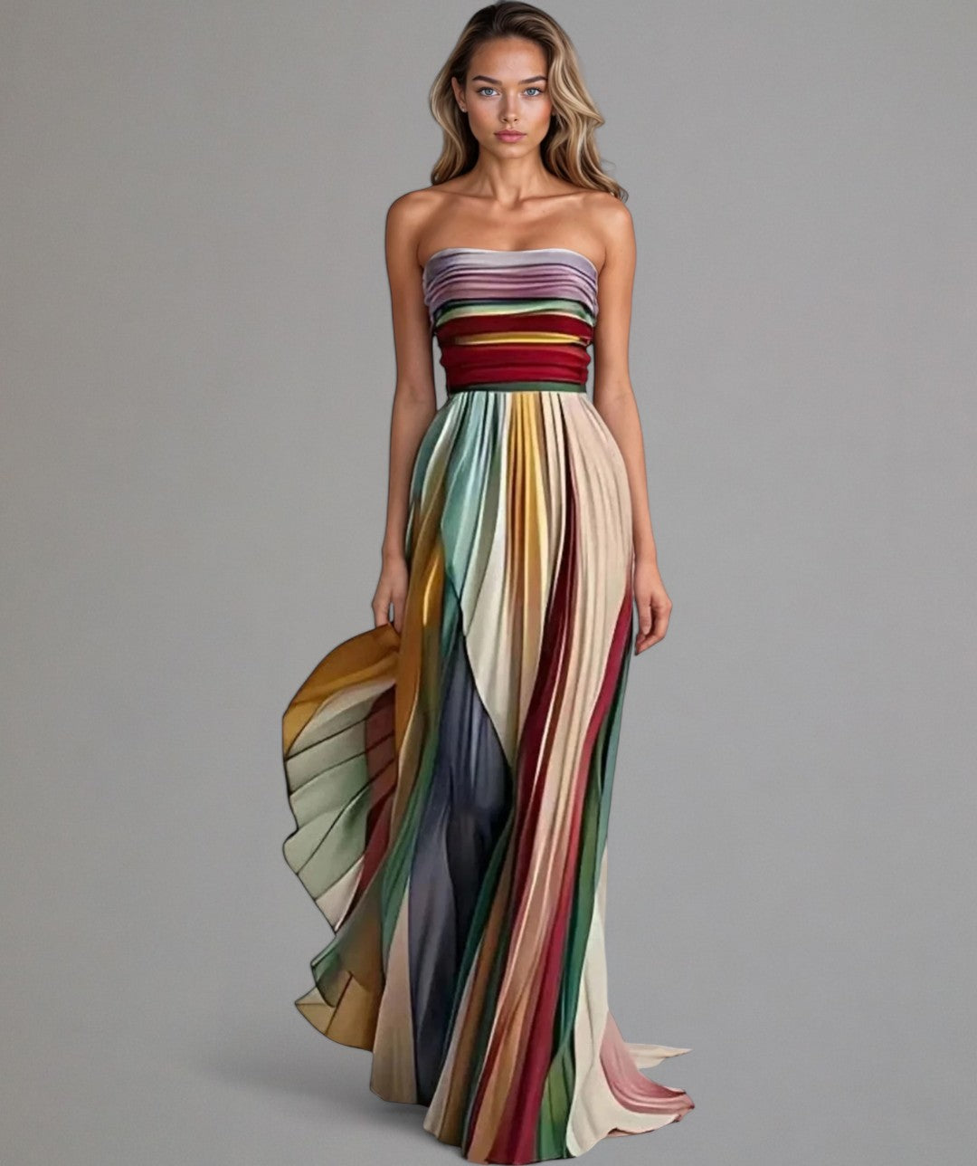 FLORA | Colorful Sleeveless Dress
