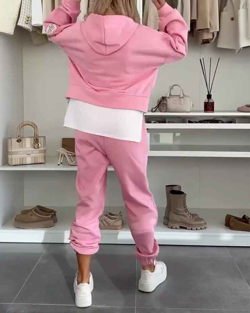 MEDELI™ | Casual Hoodie & Pants Lounge Set
