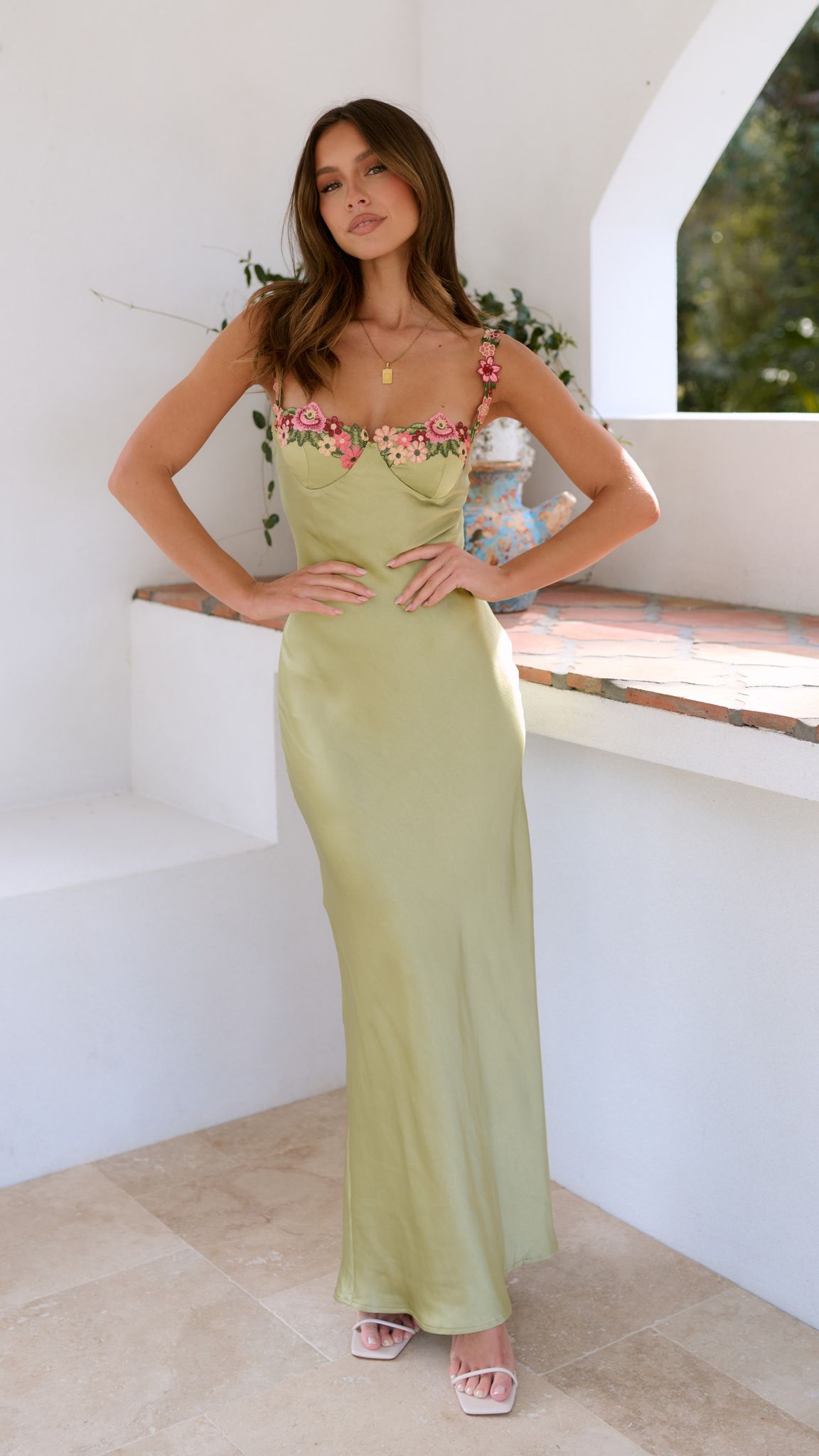 Mayeth | Versatile Strappy Floral Maxi Dress