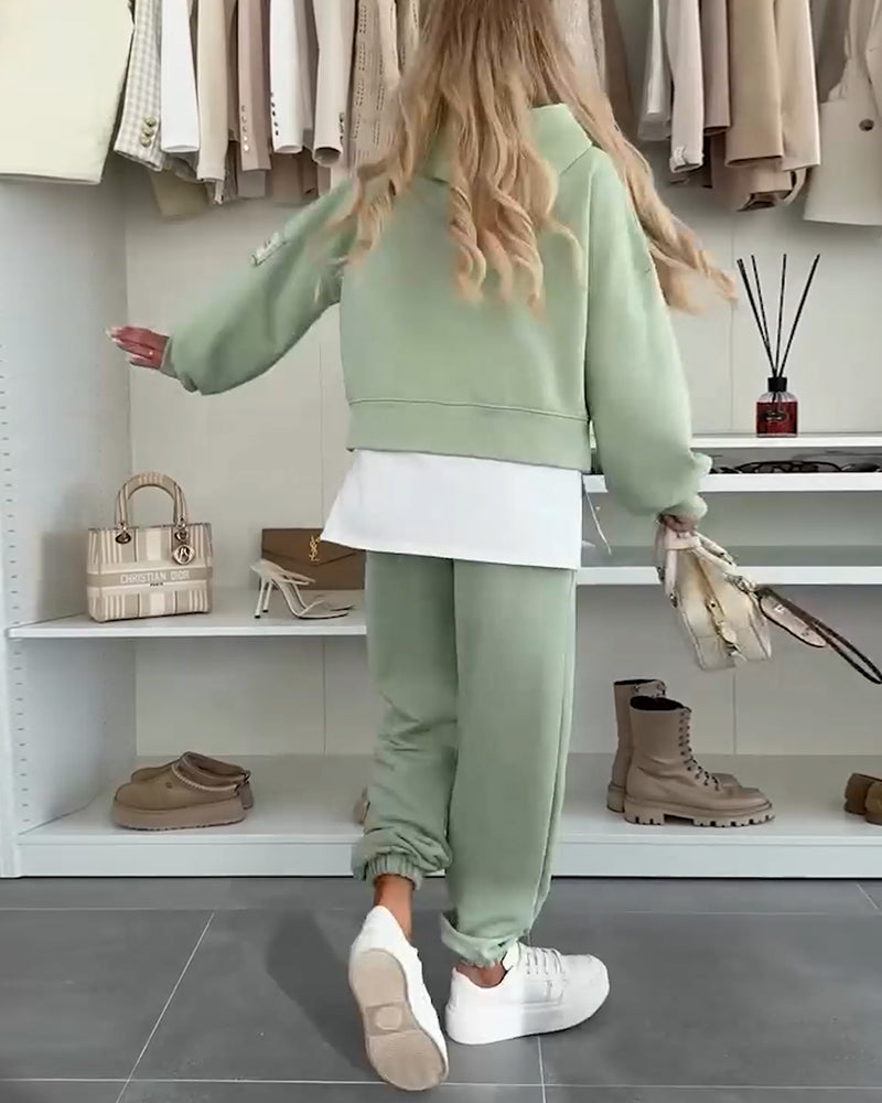 MEDELI™ | Casual Hoodie & Pants Lounge Set