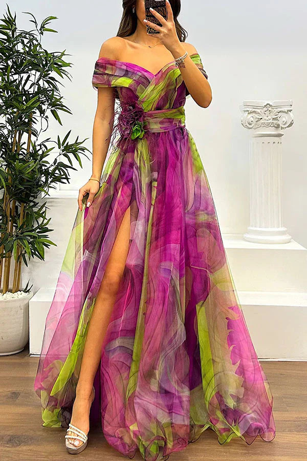 Daniela | Stunning Off Shoulder Maxi Dress