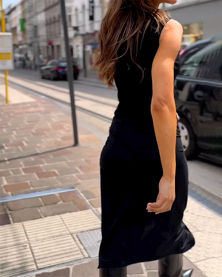 Viana™ | Sleeveless Long Dress