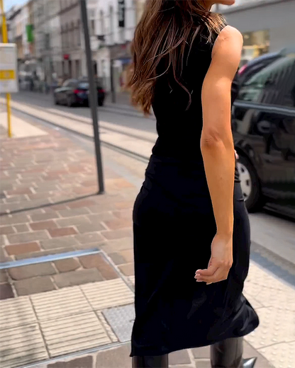 Viana™ | Sleeveless Long Dress