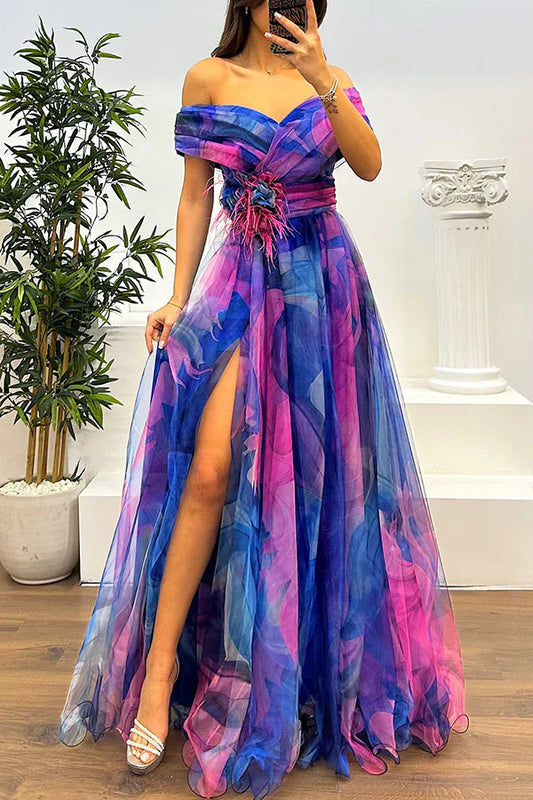 Daniela | Stunning Off Shoulder Maxi Dress