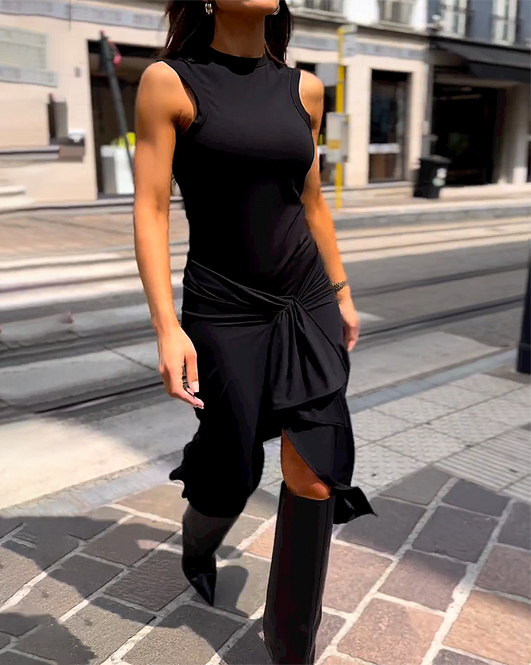 Viana™ | Sleeveless Long Dress