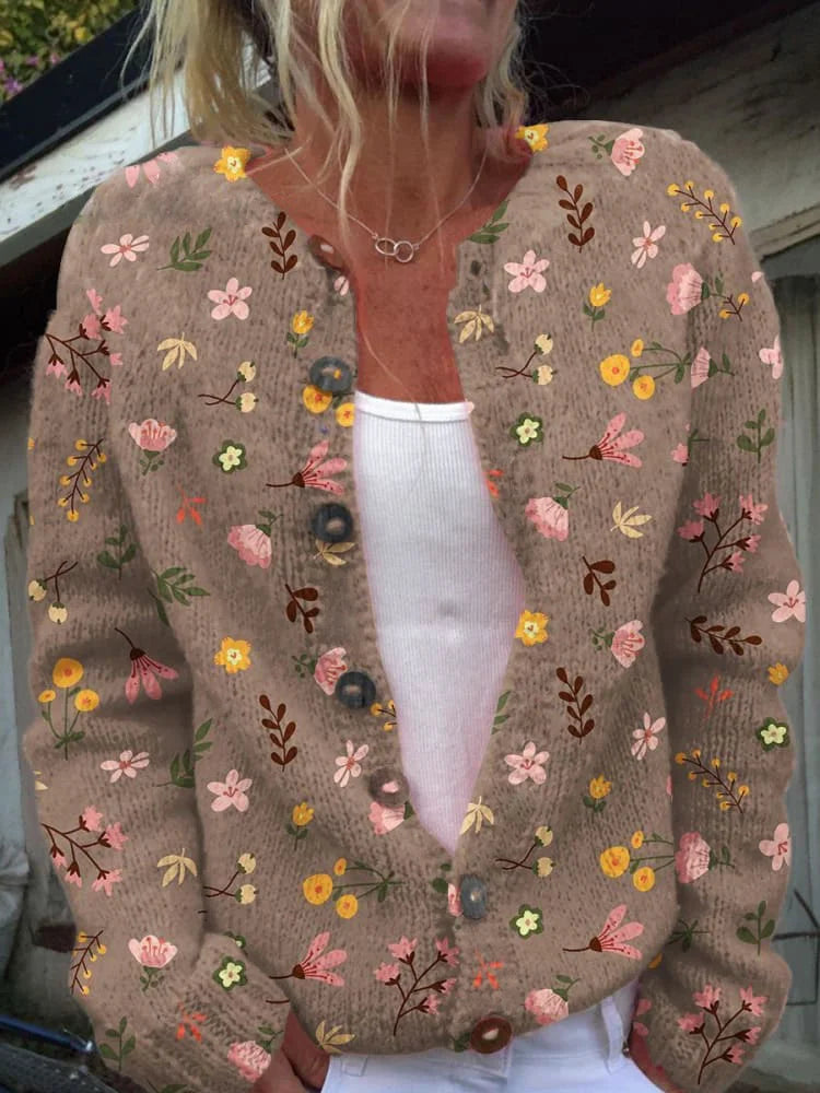 Daisy | Chic Floral Cardigan for Women