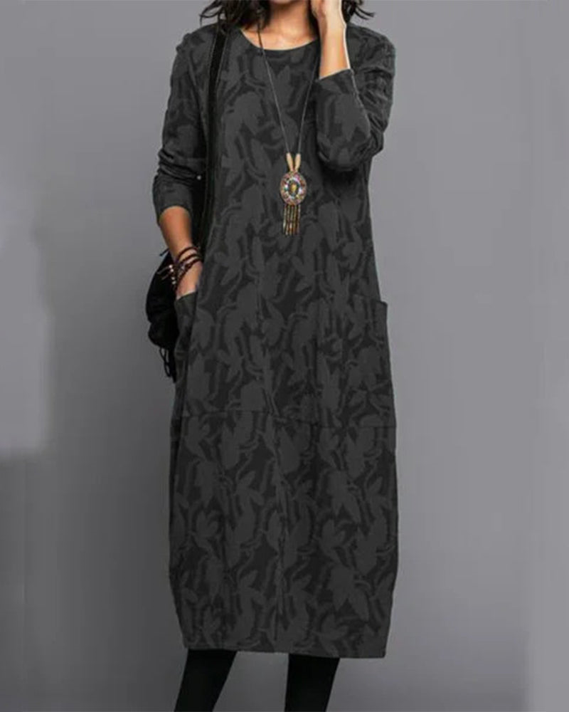 AMALIA™ | LONG WINTER DRESS WITH ELEGANT FIT
