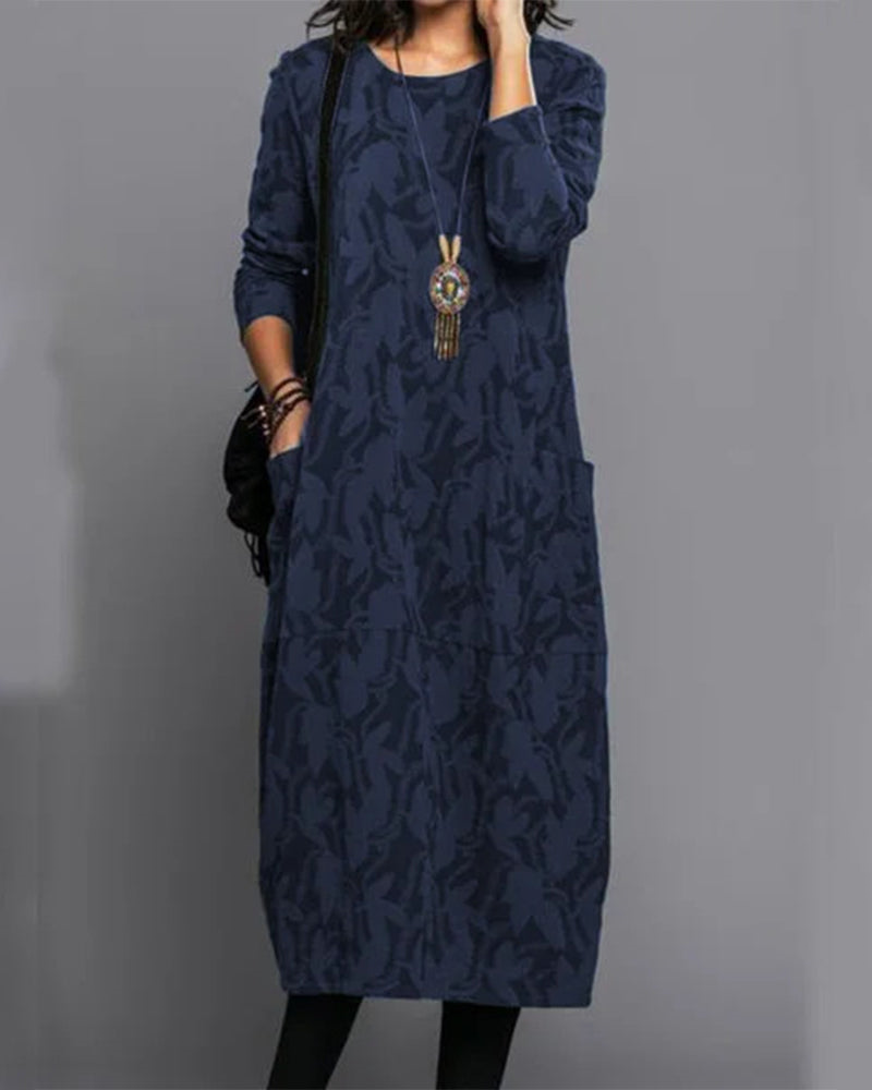 AMALIA™ | LONG WINTER DRESS WITH ELEGANT FIT