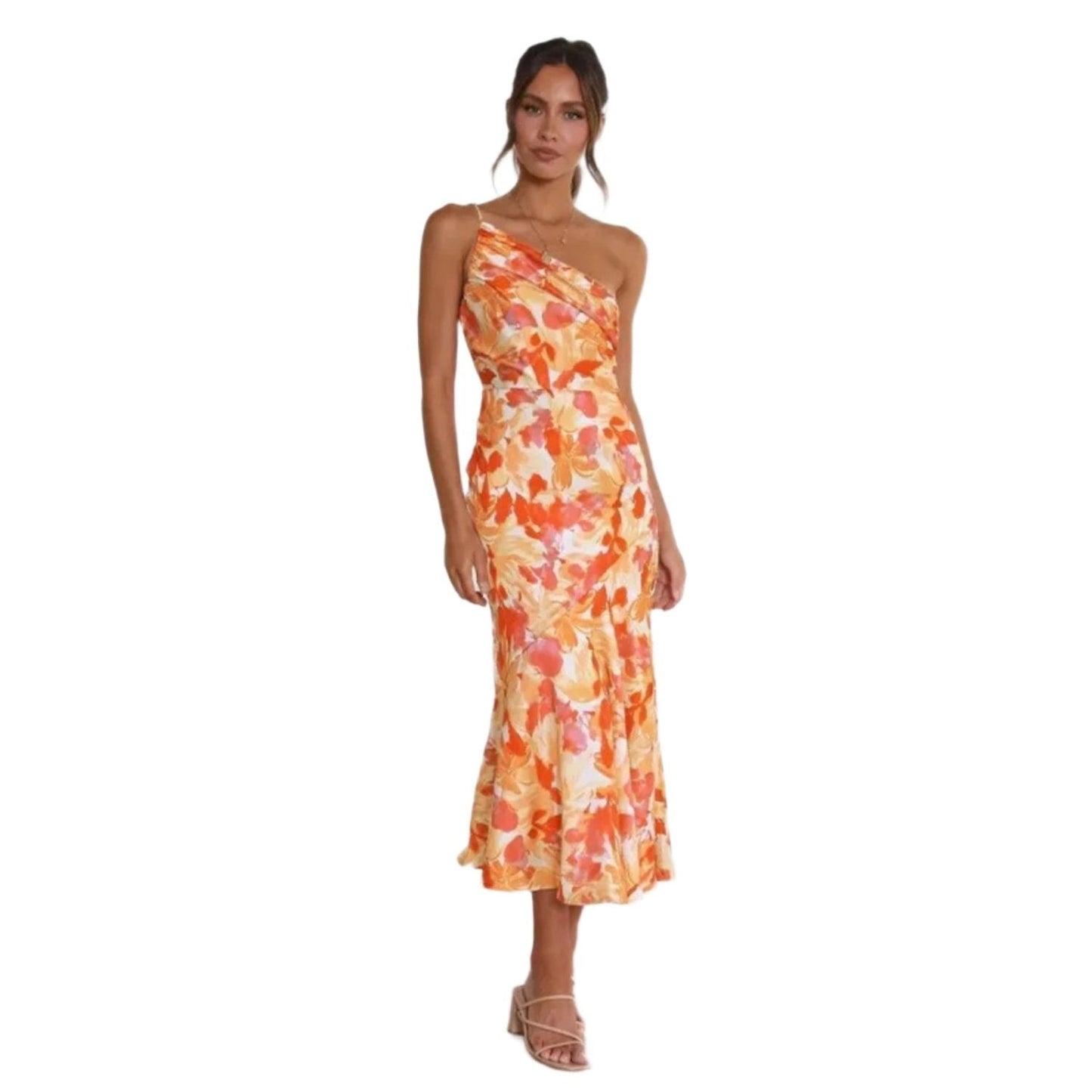 Sienna™ | Asymmetrical Floral Maxi Dress for Women
