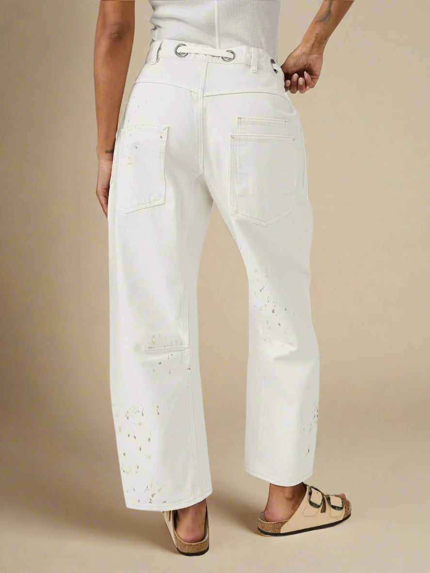 Felixa™ | Wide Leg Patchwork Denim Pants