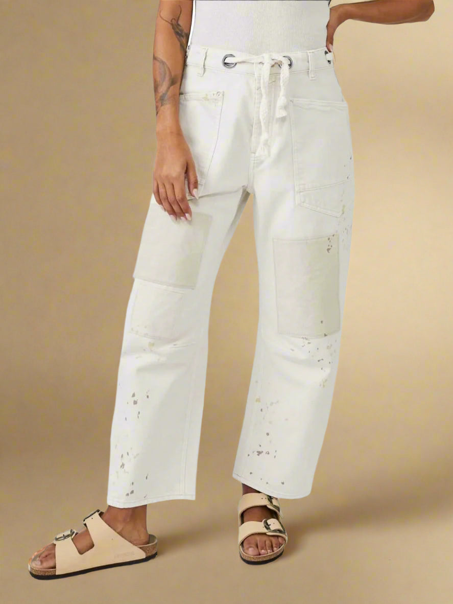 Felixa™ | Wide Leg Patchwork Denim Pants