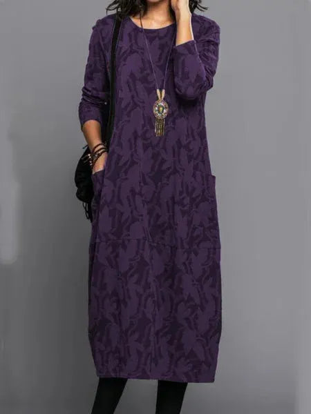 AMALIA™ | LONG WINTER DRESS WITH ELEGANT FIT