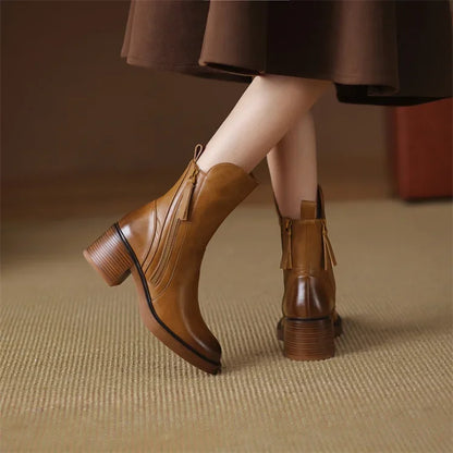 Serene | Elegant Block Heel Boots