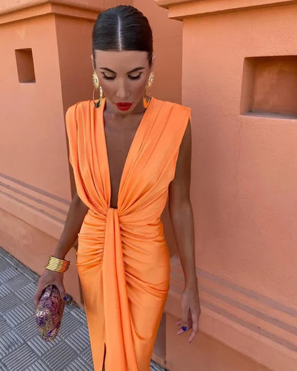 Yvaine | Elegant Pleated Dress