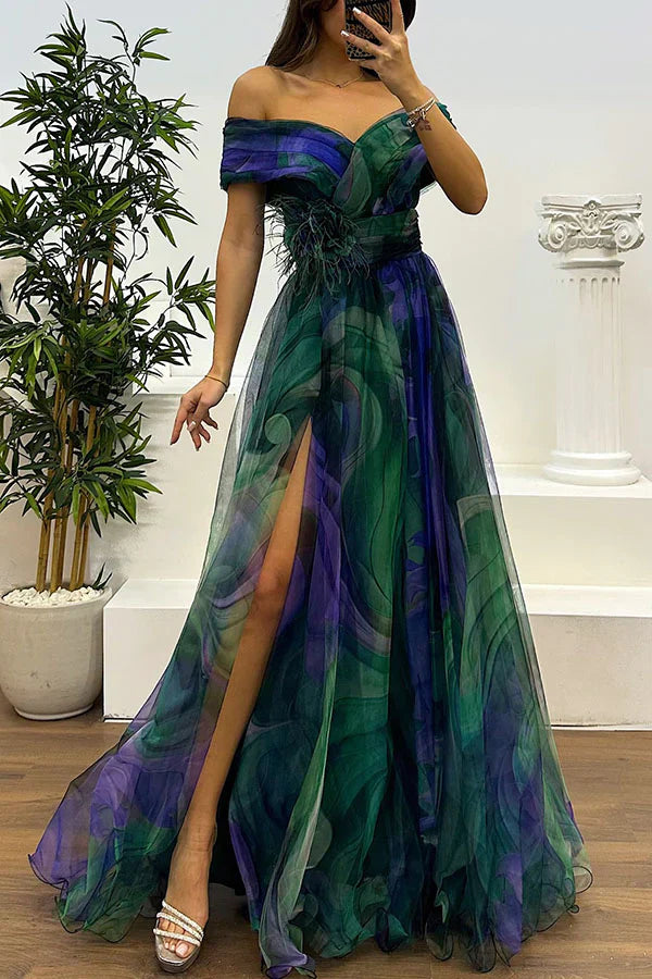 Daniela | Stunning Off Shoulder Maxi Dress