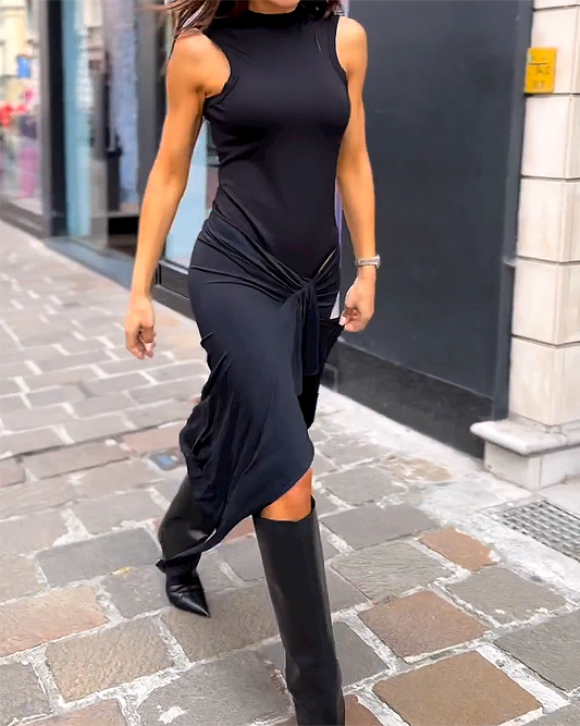 Viana™ | Sleeveless Long Dress