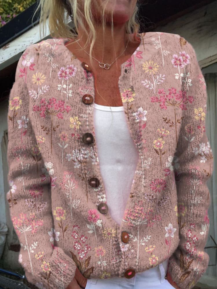 Daisy | Chic Floral Cardigan for Women