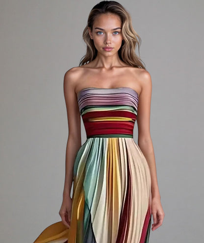 FLORA | Colorful Sleeveless Dress