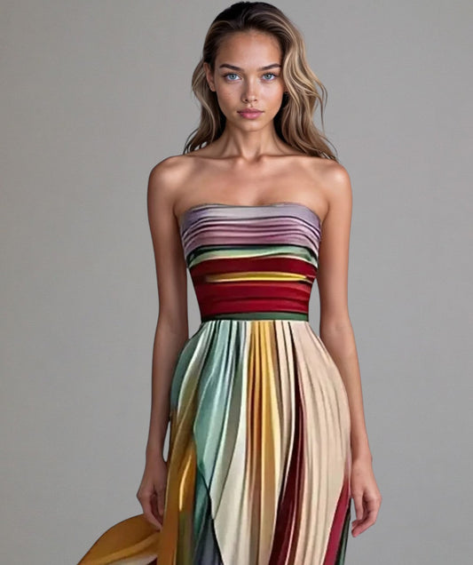 FLORA | Colorful Sleeveless Dress